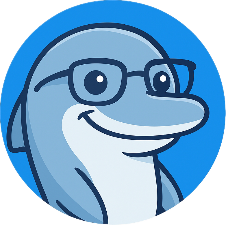 Finn der KI-Delfin
